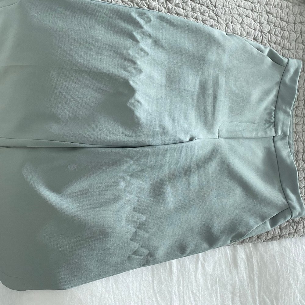 Zara Culottes Light Grey/Light Blue